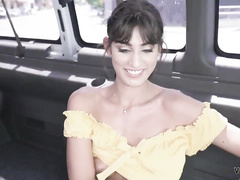 Picked up on the street for money like the whore she is - Dana Wolf banged in a van