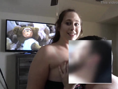 Nice White Dick Fucks WIFE In Her Bed